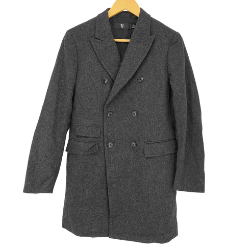 ユニクロプラスジェイ UNIQLO+J ダブル ブレスト チェスター コート メンズ JPN:S
